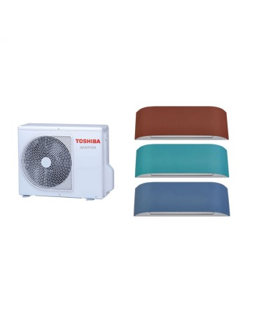 TOSHIBA multisplit klíma HÁROM belső egységgel HAORI 9000 BTU színes felülettel