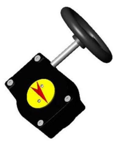 Reductor kézi pentru csap típus fluture TECOFI DN125-150