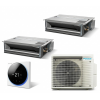 légkondicionáló készülék multisplit Daikin Csatornás két beltéri egységgel, egy de 9000 BTU és egy 18000 BTU, FDXM25F-FDXM50F-2MXM68A, 5 év garancia, távirányító MADOKA - Inlcusa
