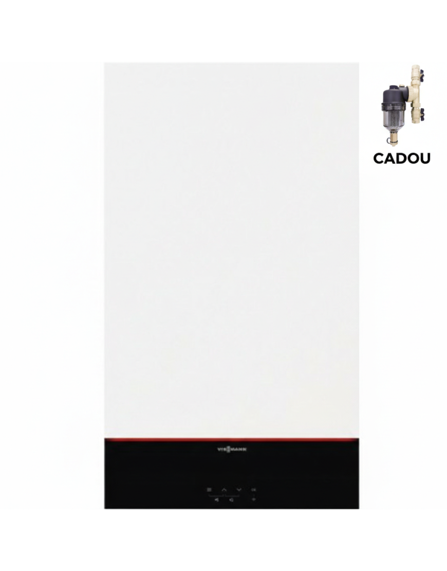 fűtési kazán cu boiler incorporat 46 liter Viessmann Vitodens 111-W S1 35kW, CADOU-Szűrő Anti-Magnetit