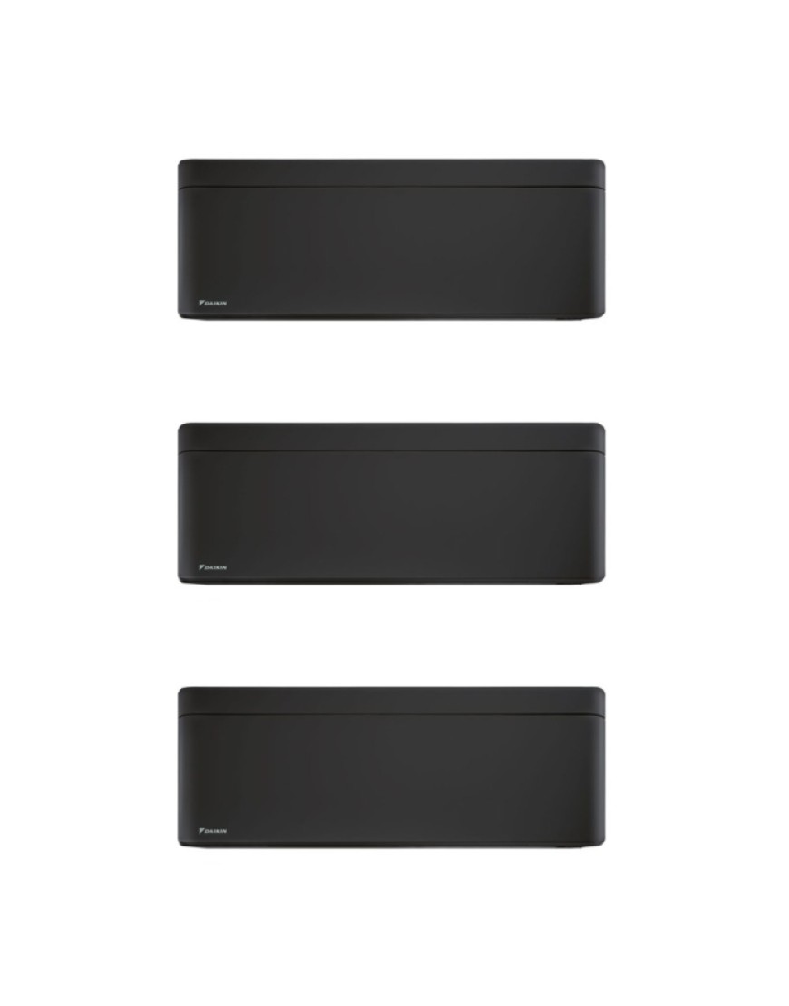 Daikin Stylish multisplit klíma két belső egységgel 7000 és egy 12000 BTU Black