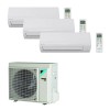 multisplit légkondicionáló készülék Daikin Sensira cu három beltéri egységek, kettő 9000 BTU és egy 12000 BTU