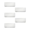 multisplit légkondicionáló készülék Daikin Stylish öt beltéri egységgel, négy 5000 BTU és egy 18000 BTU White, 4xCTXA15CW-FTXA50CW-5MXM90A, Coanda hatás, jelenlétérzékelő, 3D légáramlás, Flash Streamer, szűrők ezüst ionok