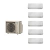 Aparat de aer condiționat multisplit Daikin Perfera cu cinci unități interne, patru 5000 BTU și una de 12000 BTU - garanție 60 luni