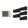 Aparat de aer condiționat multisplit Daikin EMURA cu cinci unități interne, patru 7000 BTU și una de 12000 BTU Black - garanție 60 luni
