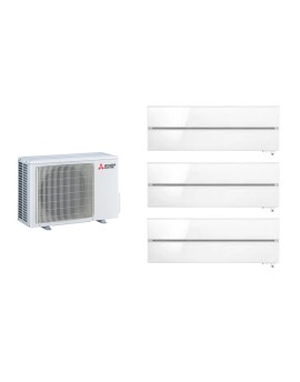 Mitsubishi Electric multisplit klíma HÁROM Kirigamine Deluxe 9000 BTU beltéri egységgel