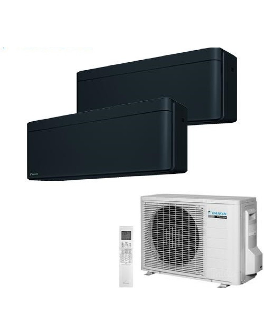 Daikin Stílusos multisplit klíma két belső egységgel 7000 BTU Fekete