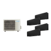 Aparat de aer condiționat multisplit Daikin EMURA cu patru unități interne, trei 7000 și una de 18000 BTU Black - garanție 60 luni