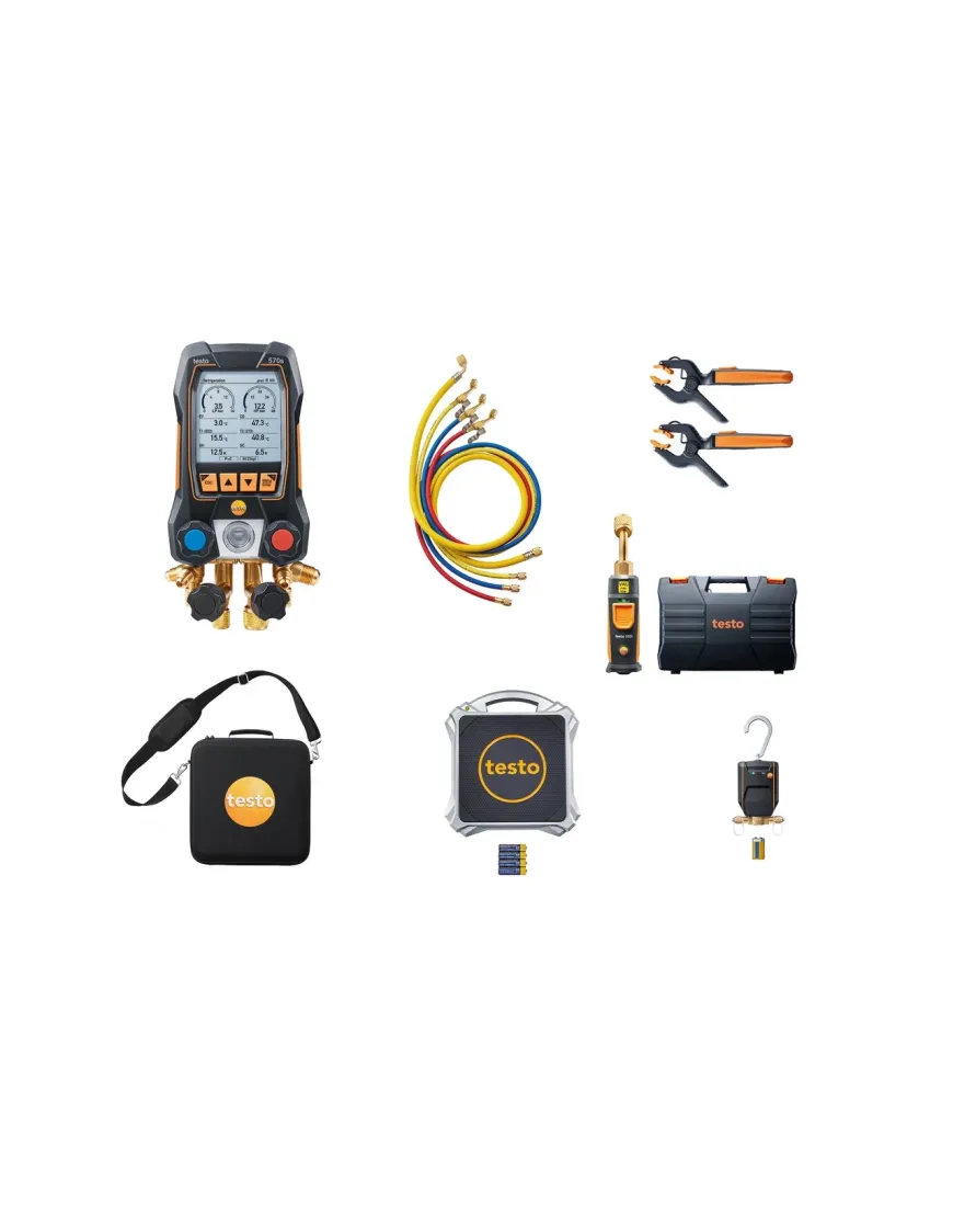 testo 570s - Professzionális hőszivattyú szett