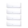Aparat de aer condiționat multisplit HIsense cu patru unități interne NewComfort, trei de  9000 BTU și una de 12000 BTU