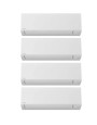 Aparat de aer condiționat multisplit TOSHIBA cu patru unități interne EDGE Albe, trei 9000 BTU și una de 12000 BTU, wifi integrat, garanție 60 luni, funcționare pe încălzire până la -20°C