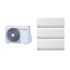 TOSHIBA multisplit klíma, THREE EDGE 9000 belső egységgel és egy 12000 BTU-val