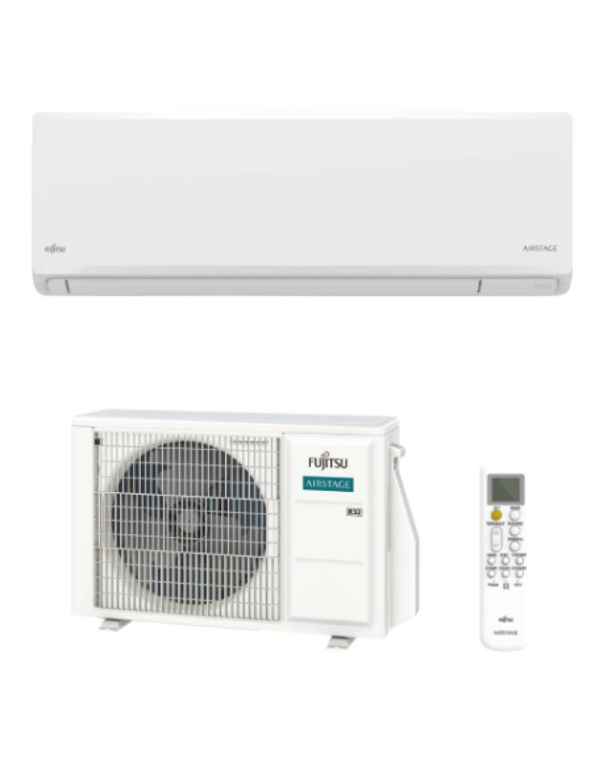 légkondicionáló készülék Fujitsu 9000 BTU ASEG09KLCA-AOEG09KLCA, A++, technológia japoneza cu 60 hónap garancia
