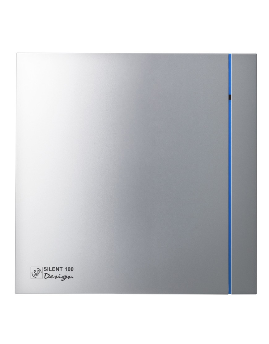 Elszívó ventilátor fürdőszobai Soler & Palau Silent 100 CZ Silver Design 3C
