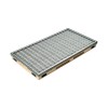Ștergător de lábak încastrabil ACO Vario 2.0 Hybrid, cu tavă din beton cu polimeri és grătar retea szem 30/30, 1000x500x80mm