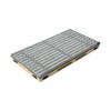 Ștergător de lábak încastrabil ACO Vario 2.0 Hybrid, cu tavă din beton cu polimeri és grătar insertie textila, szürke, 750x500x80mm