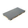 Ștergător de lábak încastrabil ACO Vario 2.0 Hybrid, cu tavă din beton cu polimeri és grătar benzi textile és gumi, 750x500x80mm