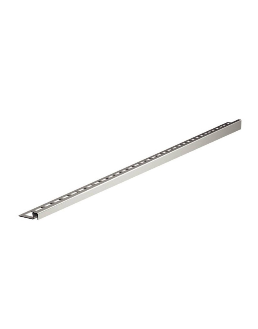 Profil -ból rozsIgenmentes acél számára Zuhévy lejtés kompenzálása, ACO ShowerStep, balra, hossz 1490mm, magasság 10mm, matt felület