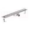 Folyóka de zuhany -ból rozsdamentes acél ACO ShowerDrain C cu karima vízszintes, rács Massive, hossz 685mm, h=92mm