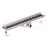 Folyóka de zuhévy -ból rozsIgenmentes acél ACO ShowerDrain C cu karima Fal, rács Tile, hossz 1085mm, h=92mm