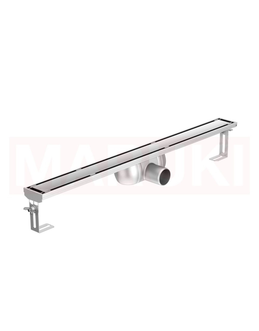 Folyóka de zuhany -ból rozsdamentes acél ACO ShowerDrain C nélkül karima, rács Massive, hossz 785mm, h=92mm