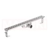 Rigola de dus din rozsdamentes acél ACO ShowerDrain C nélkül flansa, gratar Slot, hossz 885mm, h=92mm
