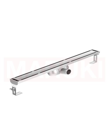Rigola de dus din rozsdamentes acél ACO ShowerDrain C nélkül flansa, gratar Massive, hossz 685mm, h=69mm