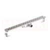 Folyóka de zuhany -ból rozsdamentes acél ACO ShowerDrain C nélkül karima, rács Slot, hossz 985mm, h=69mm