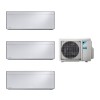 Daikin Stylish multisplit klíma két belső egységgel 7000 és egy 12000 BTU Silver