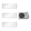 Daikin Stylish multisplit klíma két belső egységgel 9000 és egy 12000 BTU fehér