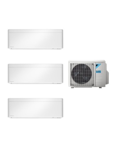 Daikin Stylish multisplit klíma két belső egységgel 7000 és egy 12000 BTU fehér