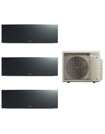 Daikin EMURA multisplit klíma két belső egységgel 7000 és egy 12000 BTU fekete