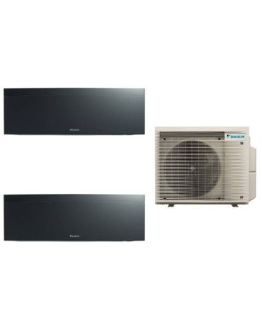 Daikin EMURA multisplit klíma két belső egységgel 7000 és 12000 BTU fekete