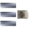 Daikin EMURA multisplit klíma két belső egységgel 9000 és egy 12000 BTU Silver