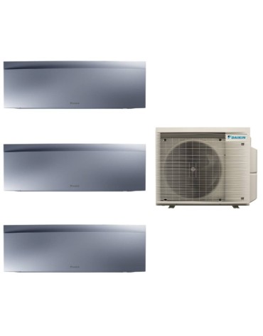Daikin EMURA multisplit klíma két belső egységgel 9000 és egy 12000 BTU Silver