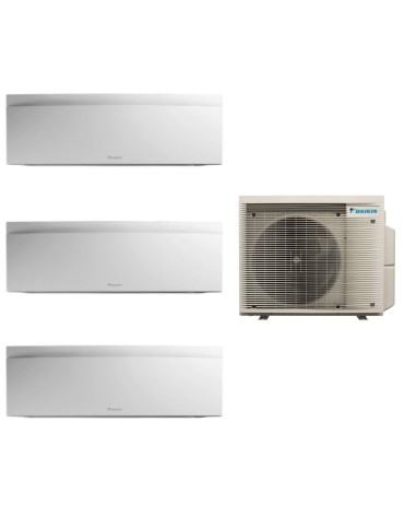 Daikin EMURA multisplit klíma két belső egységgel 9000 és egy 12000 BTU fehér