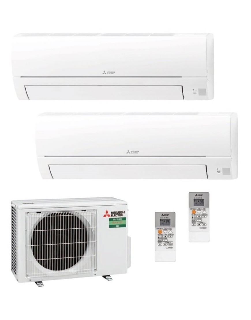 Mitsubishi Electric multisplit klíma két belső egységgel MSZ-HR25VF 9000 BTU 