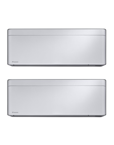 Daikin Stylish multisplit klíma két belső egységgel 7000 és 12000 BTU Silver