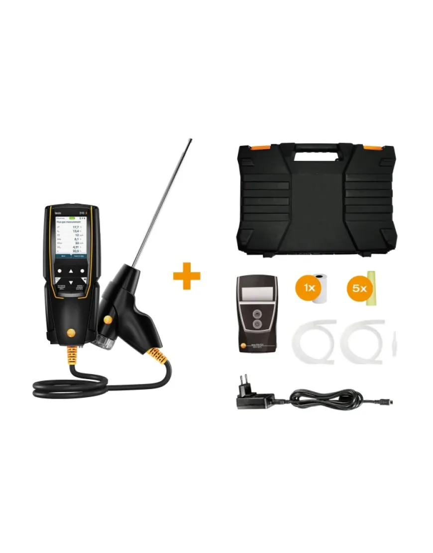 Testo 310 II - Analizor de gaze de ardere cu imprimantă