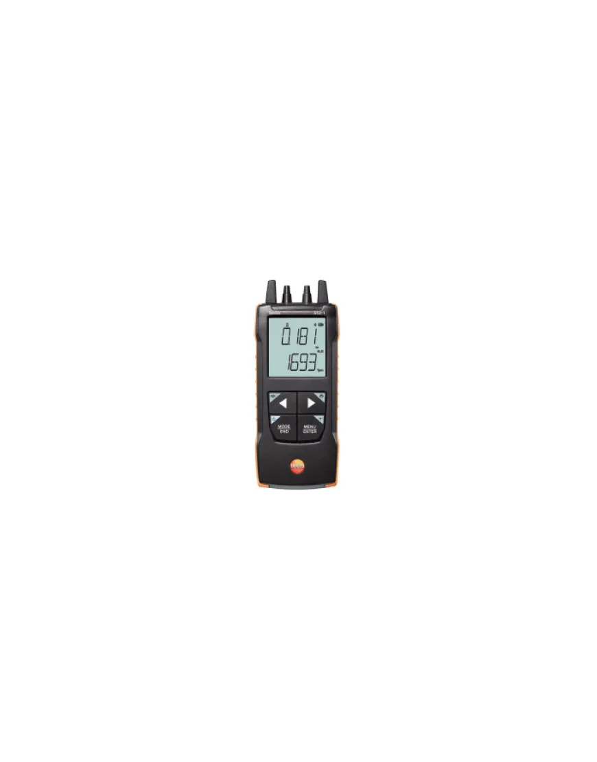 testo 512-1 - Digitális differenciálnyomás mérő műszer app csatlakozással