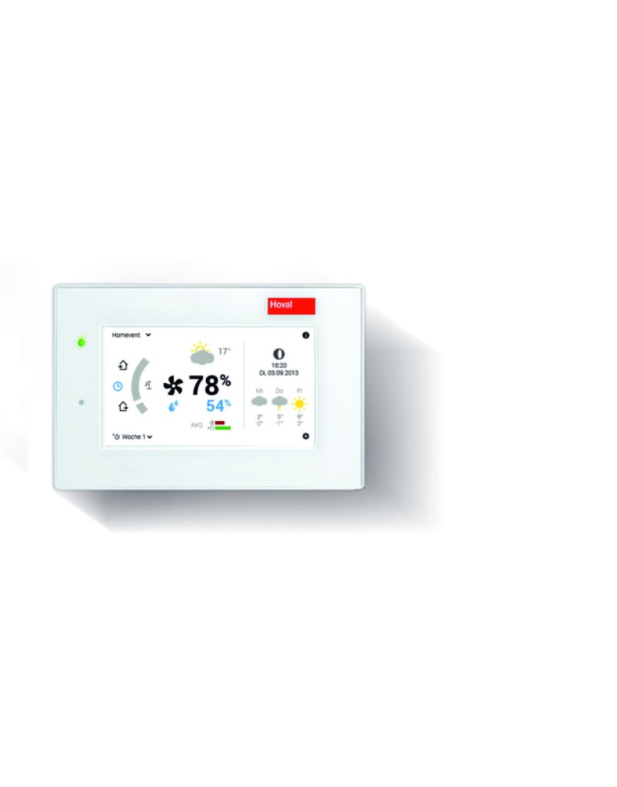 HOVAL TopTronic® E távirányító a hővisszanyeréshez