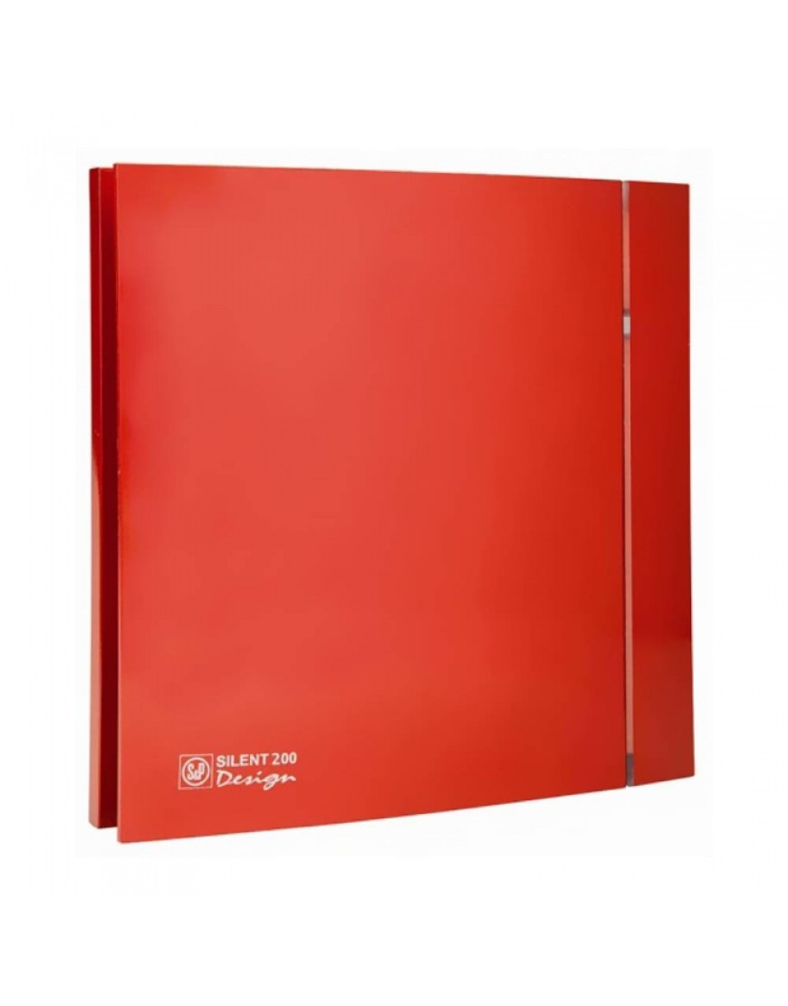 Fürdőszoba páraelszívó Soler & Palau Silent-200 CZ Red Design 4C