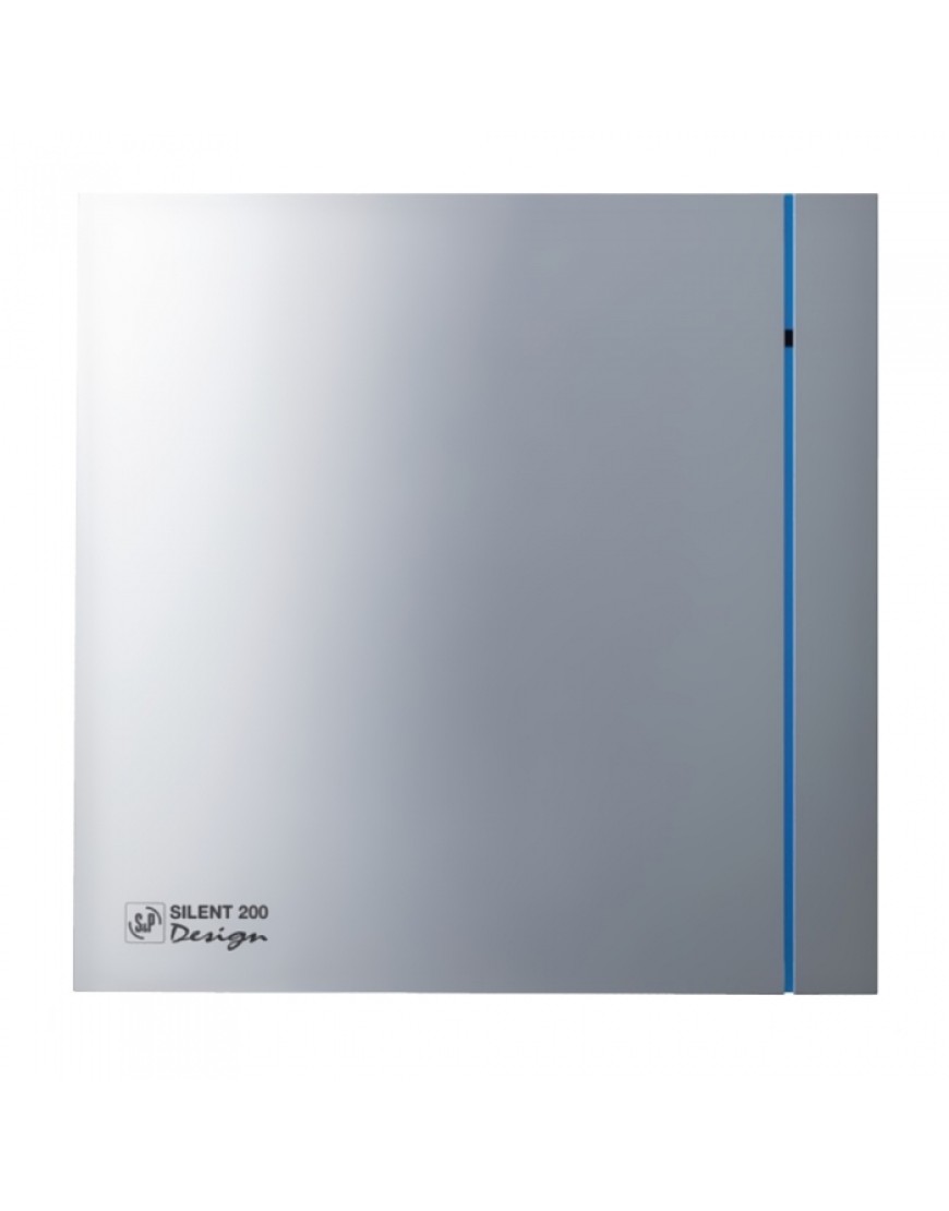Fürdőszoba páraelszívó Soler & Palau Silent-200 CHZ Silver Design 3C