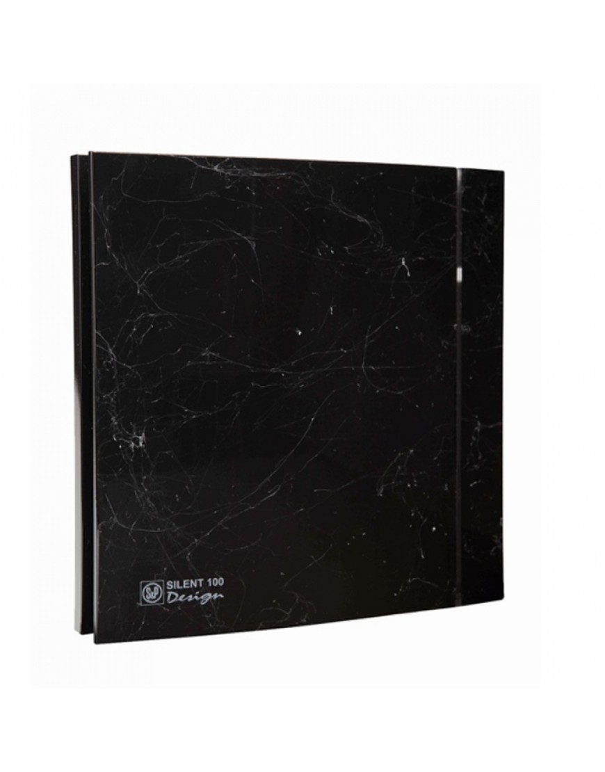 Fürdőszoba páraelszívó Soler & Palau Silent 100 CZ Marble Black Design 4C