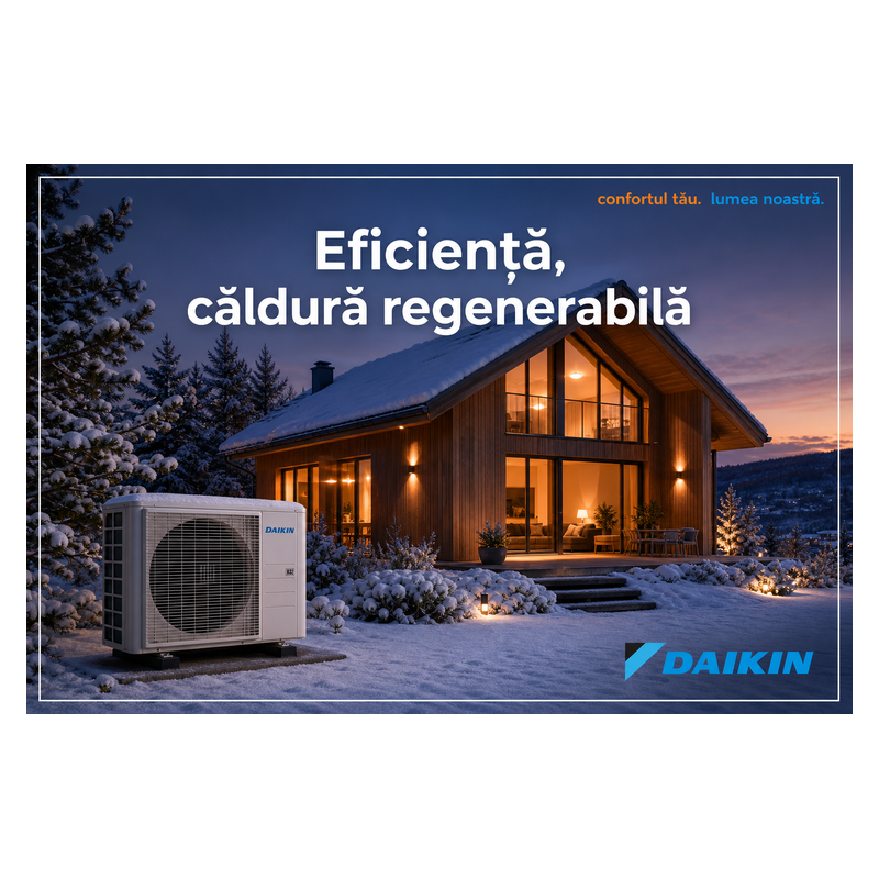 Energie regenerabilă Daikin — pompă de căldură