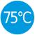Apă până la 75°C