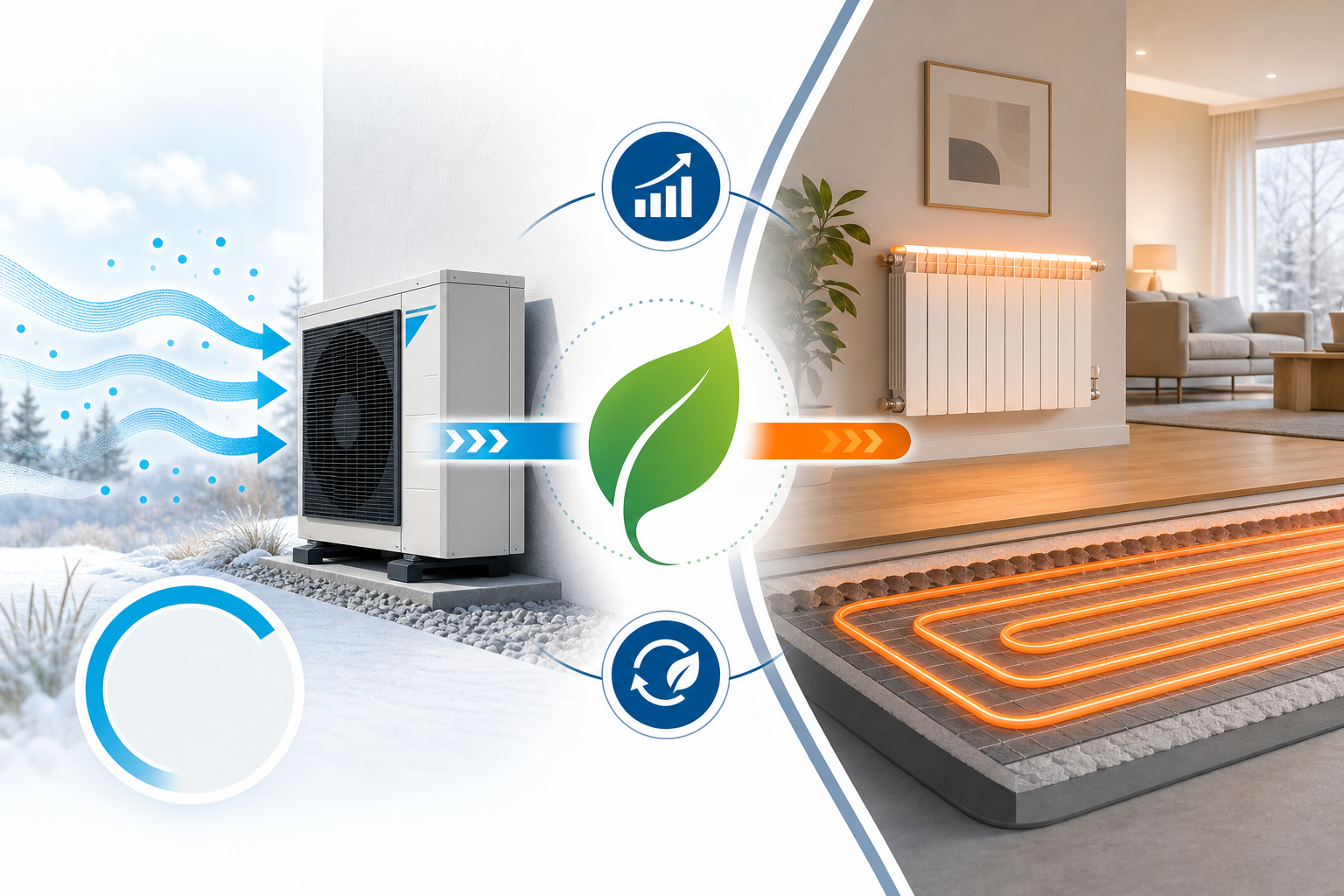 Energia megújuló fűtés Daikin Altherma R32