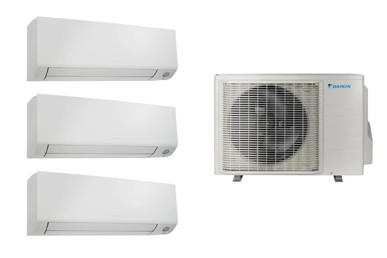 Multisplit Daikin Perfera 3xFTXM25A + 3MXM68A — sistem complet Bluevolution