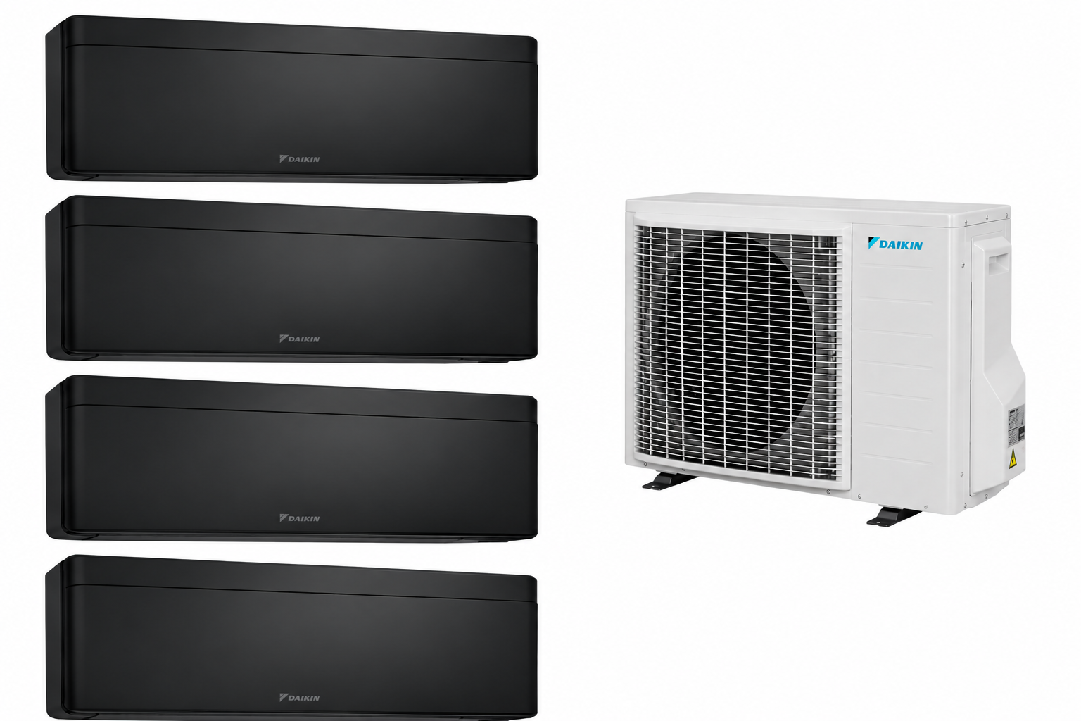Multisplit Daikin Stylish Fekete 3xCTXA15CB FTXA35CB 4MXM68A 4 zónák