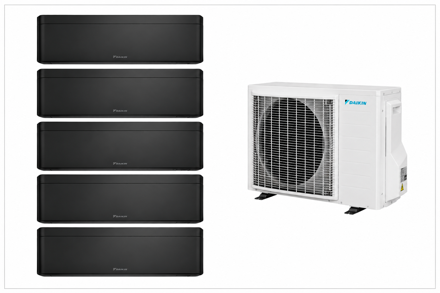 Multisplit Daikin Stylish Black 4xCTXA15CB FTXA50CB 5MXM90A 5 zone